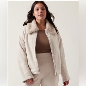 NWOT ATHLETA WESTBOUND SHERPA JACKET